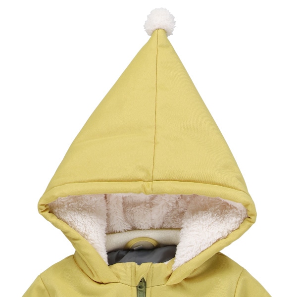 ハリネズミとがり帽スキージャンプスーツ