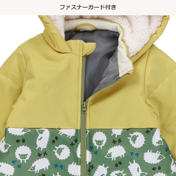 ハリネズミとがり帽スキージャンプスーツ
