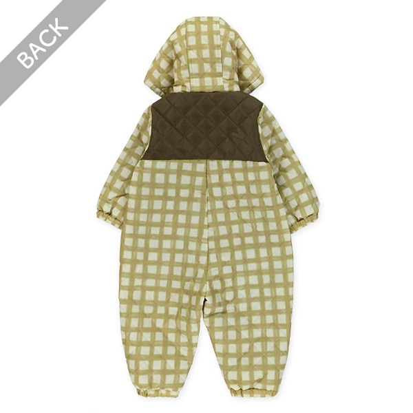 チェック柄キルトスキージャンプスーツ