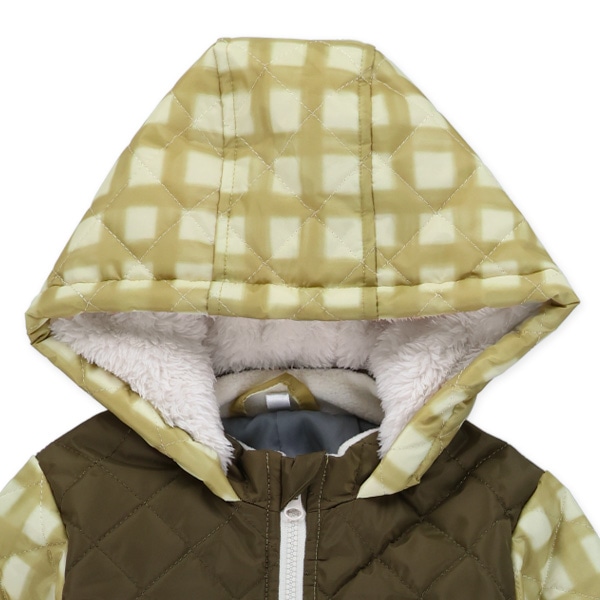 チェック柄キルトスキージャンプスーツ