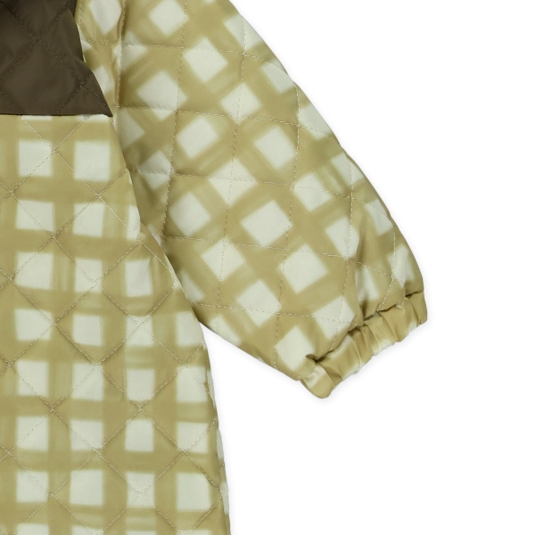 チェック柄キルトスキージャンプスーツ