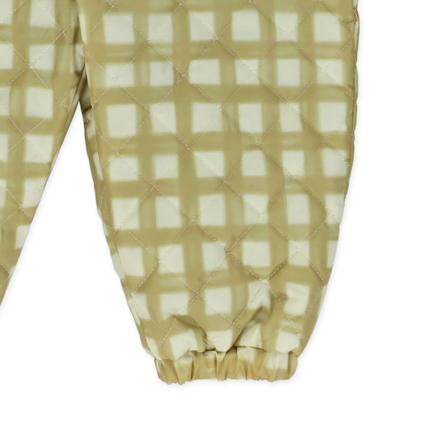 チェック柄キルトスキージャンプスーツ