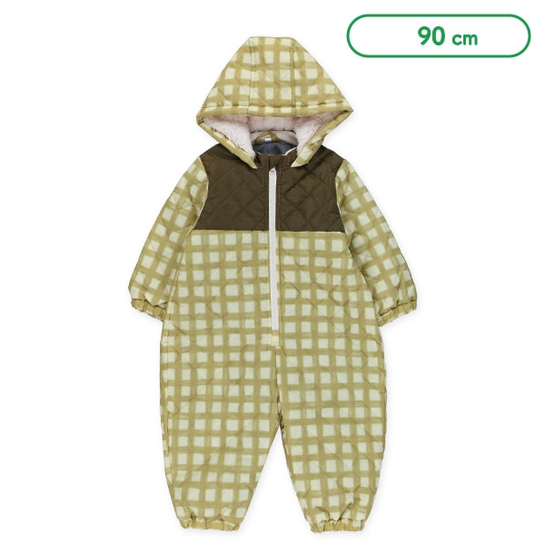 チェック柄キルトスキージャンプスーツ