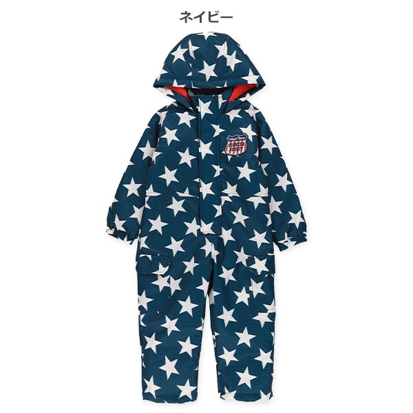 星総柄スキージャンプスーツ