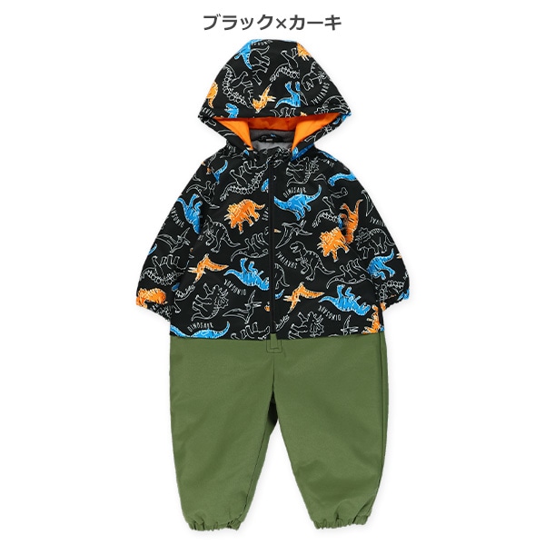恐竜切り替え風スキージャンプスーツ
