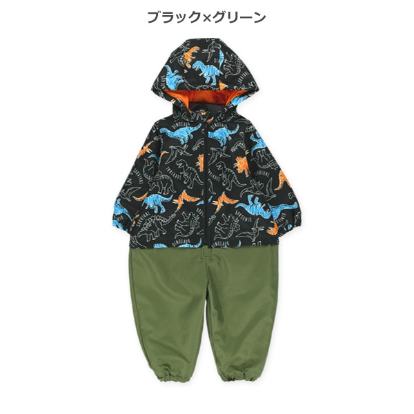 切り替えスキージャンプスーツ（恐竜）