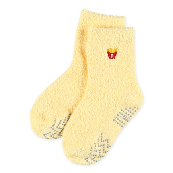 2足組ベビーもこもこクルーソックス（ファーストフード）