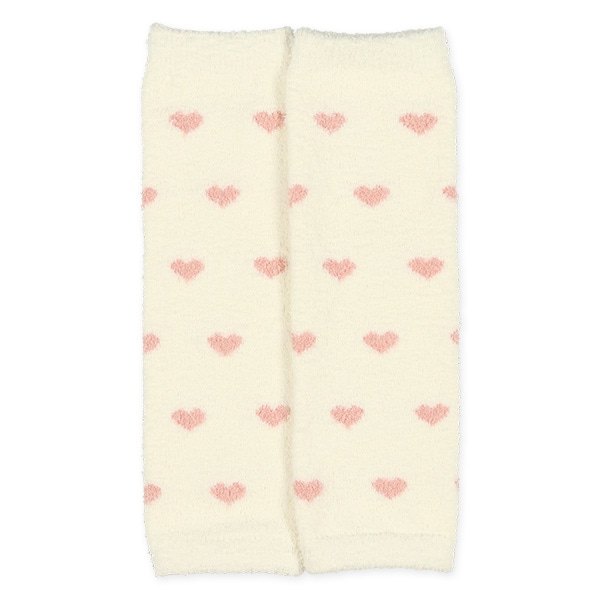 2足組ベビーもこもこレッグウォーマー（ナチュラルハート）