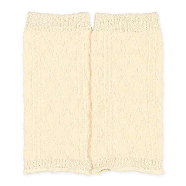 2足組新生児レッグウォーマー（リンクス縄柄）