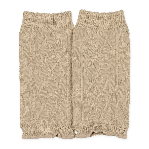 2足組新生児レッグウォーマー（リンクス縄柄）