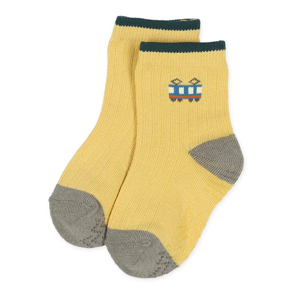 3足組ベビークルーソックス（刺繍フラッグ） | 西松屋オンラインストア