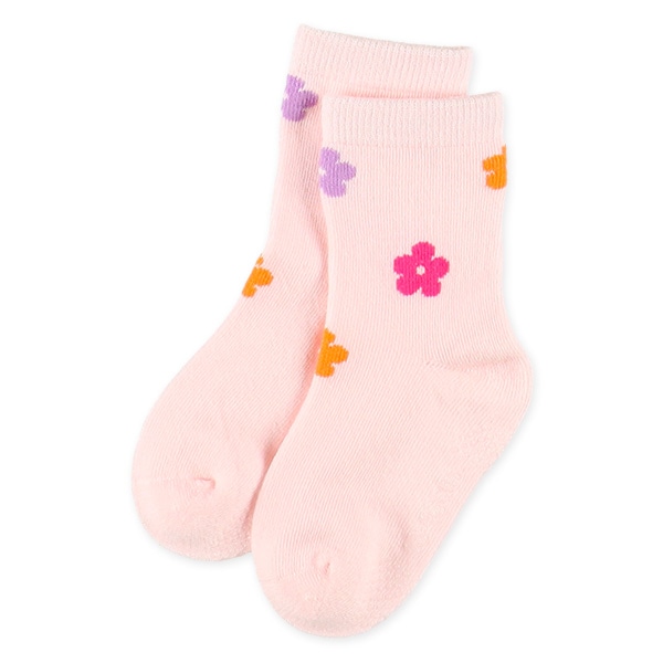 3足組ベビークルーソックス（レトロフラワー）