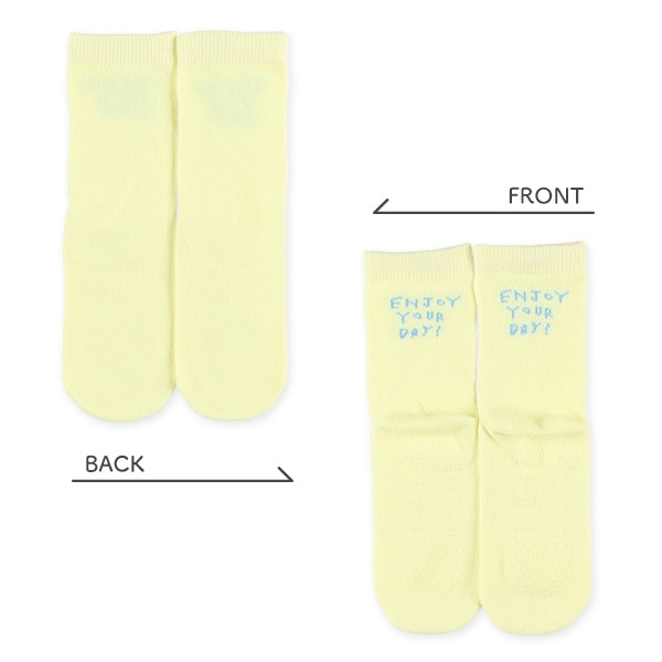 3足組ベビークルーソックス（バックロゴ）