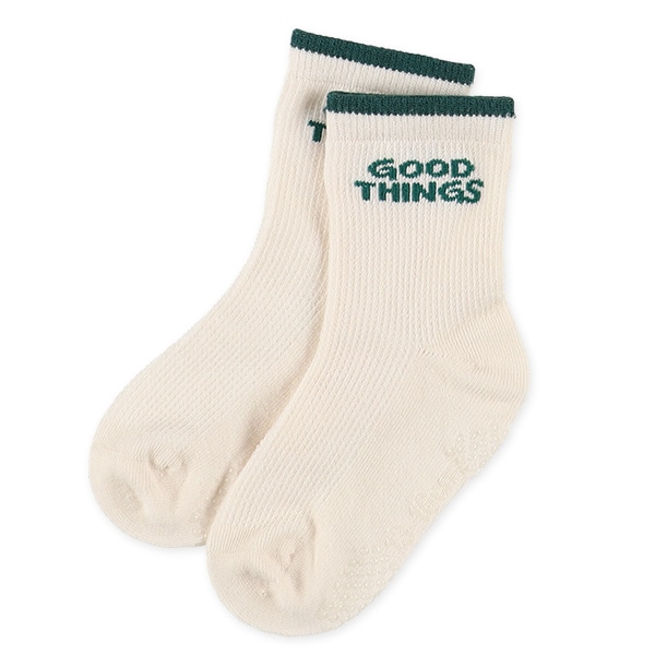 3足組ベビークルーソックス（ロゴ）