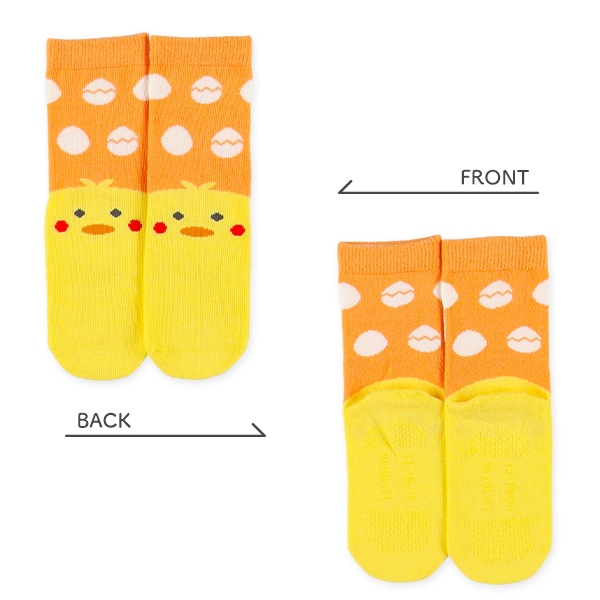 3足組ベビークルーソックス（アニマル）