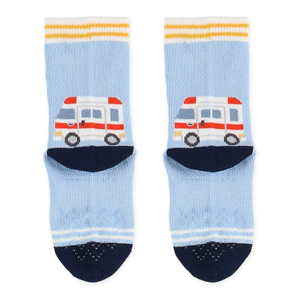 3足組ベビークルーソックス（かかとのりもの）