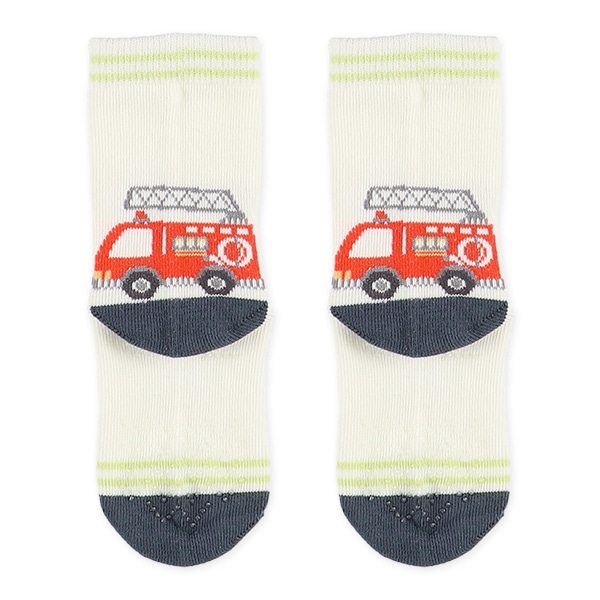 3足組ベビークルーソックス（かかとのりもの）