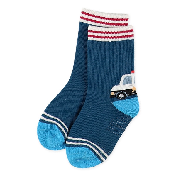 3足組ベビークルーソックス（かかとのりもの）