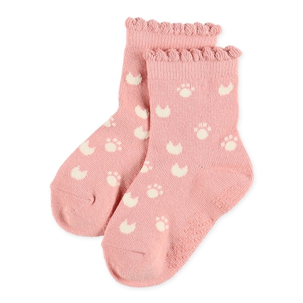 3足組ベビークルーソックス（ねこ）