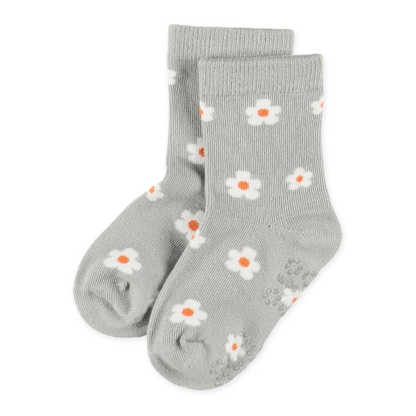 3足組ベビークルーソックス（花）