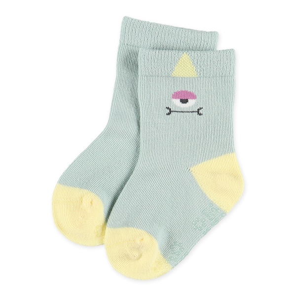 3足組ベビークルーソックス（モンスター）