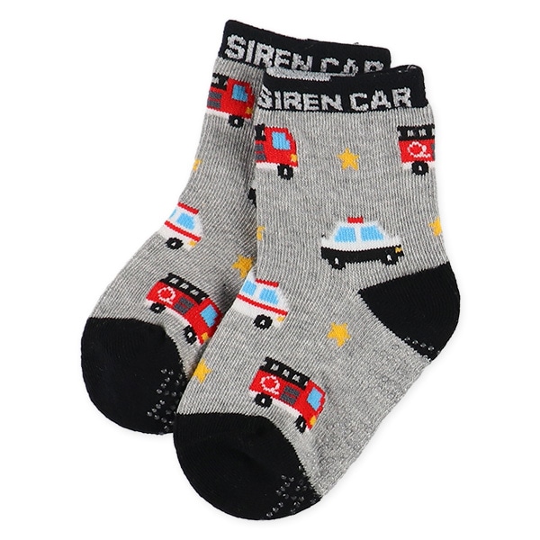3足組ベビークルーソックス（くるま）