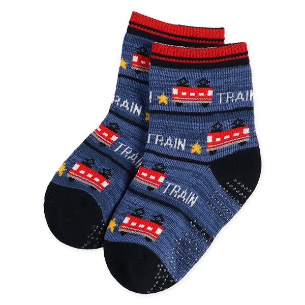 3足組ベビークルーソックス（くるま）