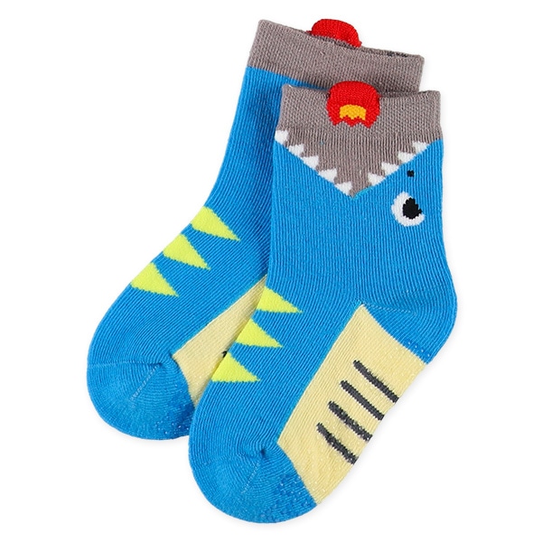 3足組ベビークルーソックス（恐竜）