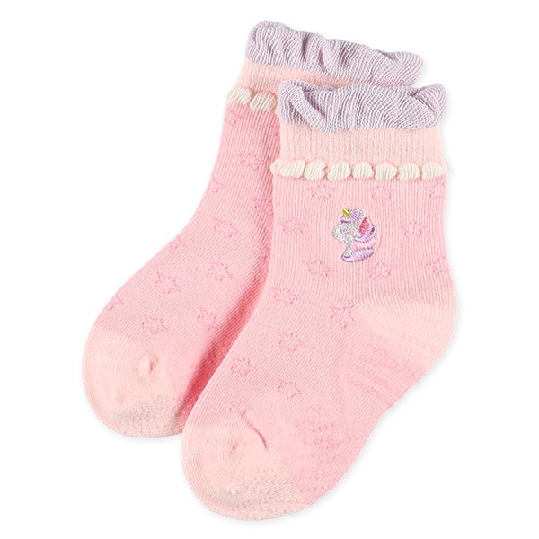 3足組ベビークルーソックス（ユニコーン）
