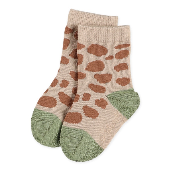 3足組ベビークルーソックス（アニマル柄）