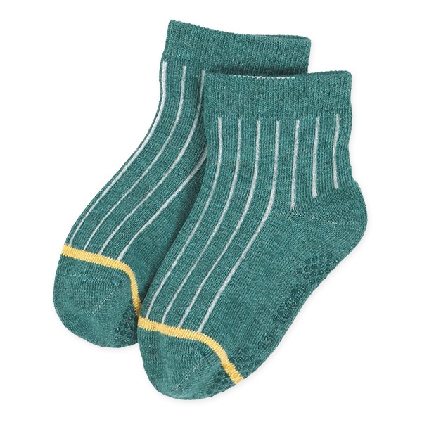 3足組ベビークルーソックス（つま先ライン）