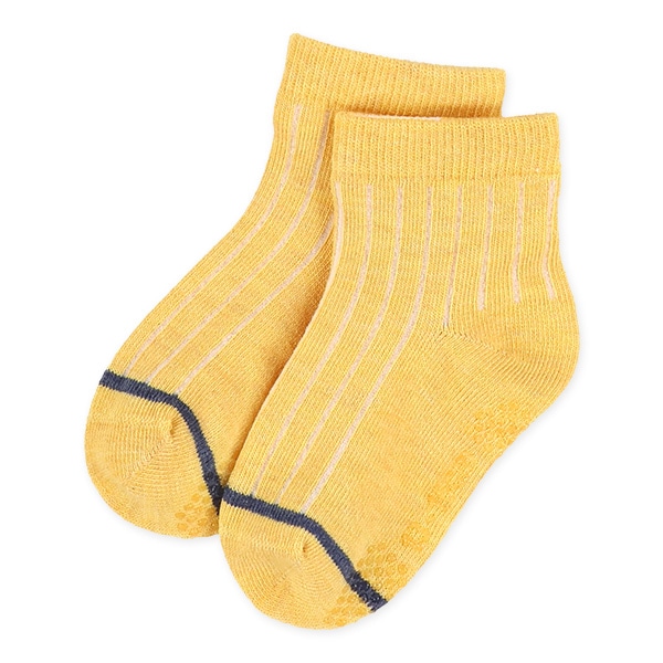 3足組ベビークルーソックス（つま先ライン）