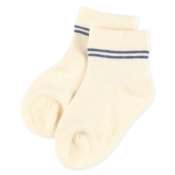3足組ベビークルーソックス（星・ライン）