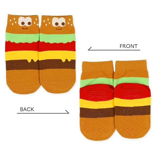 3足組ベビーアンクルソックス（ファーストフード）