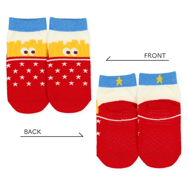 3足組ベビーアンクルソックス（ファーストフード）