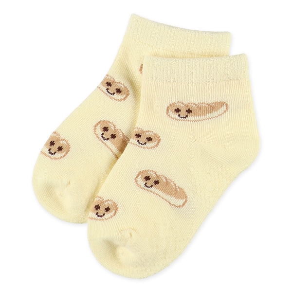 3足組ベビーアンクルソックス（パン）