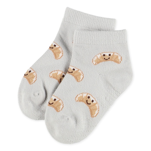 3足組ベビーアンクルソックス（パン）