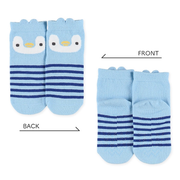 3足組ベビーアンクルソックス（アニマル）