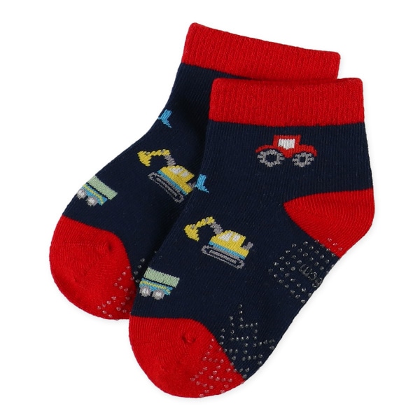 3足組ベビーアンクルソックス（はたらくのりもの）