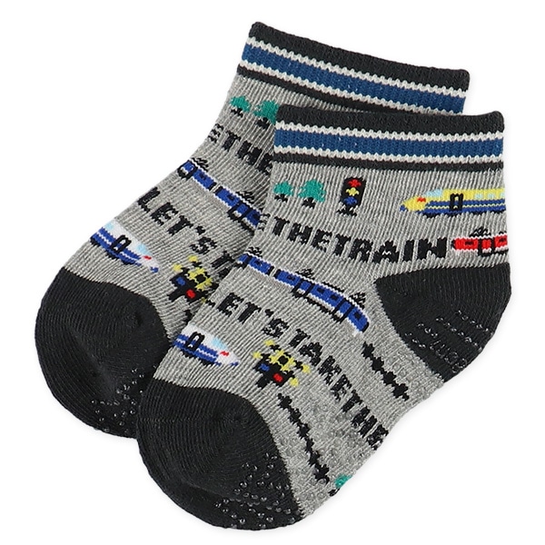 3足組ベビーアンクルソックス（電車）