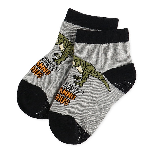 3足組ベビーアンクルソックス（恐竜）