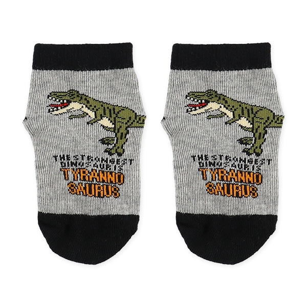 3足組ベビーアンクルソックス（恐竜）