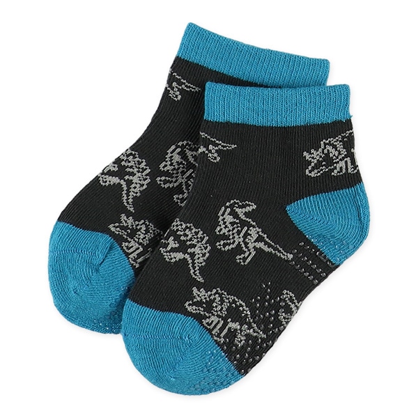 3足組ベビーアンクルソックス（恐竜）