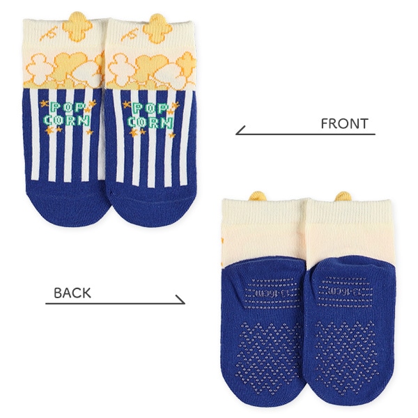 3足組ベビーアンクルソックス（ファストフード）