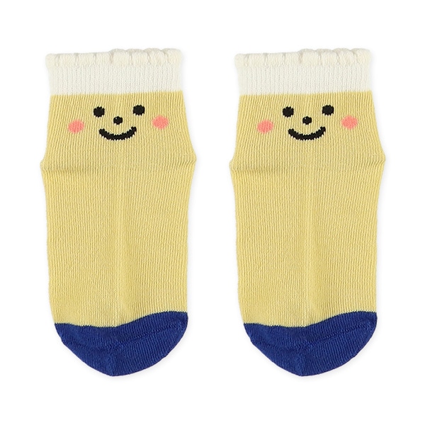 3足組ベビーアンクルソックス（フェイス）