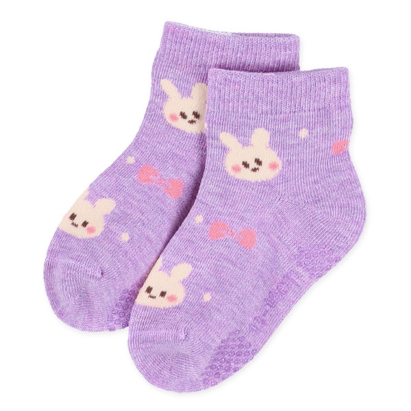 3足組ベビーアンクルソックス（うさぎ）
