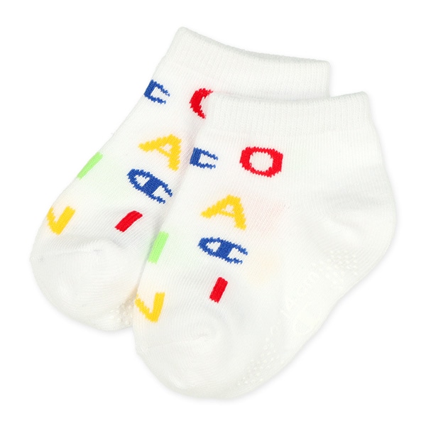 Champion）3足組ベビーローカットソックス（総柄）