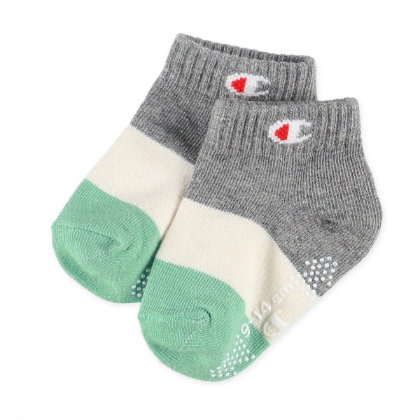 Champion）3足組ベビーローカットソックス（切り替え）
