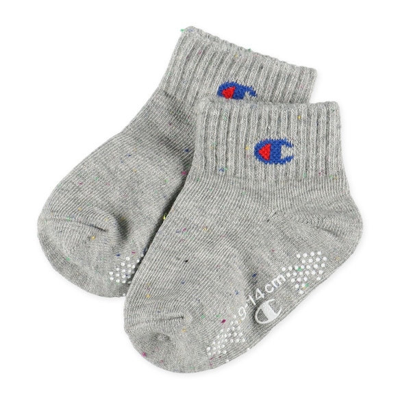 Champion）3足組ベビーローカットソックス（ネップ）