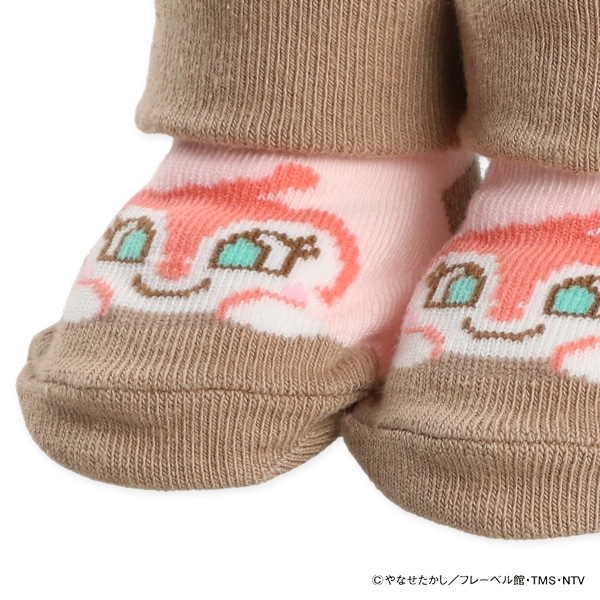 新生児クルーソックス（アンパンマン・ドキンちゃん）